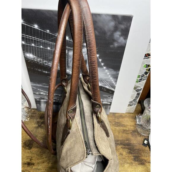 Vintage Designer JUAN ANTONIO LEATHER Hand Bag Made in the U.S.A. - Picture 4 of 16